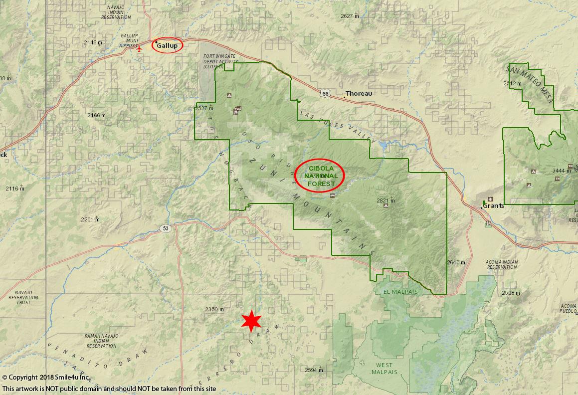 10 acres in Candy Kitchen New Mexico